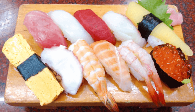 江戸の郷土料理。握り寿司